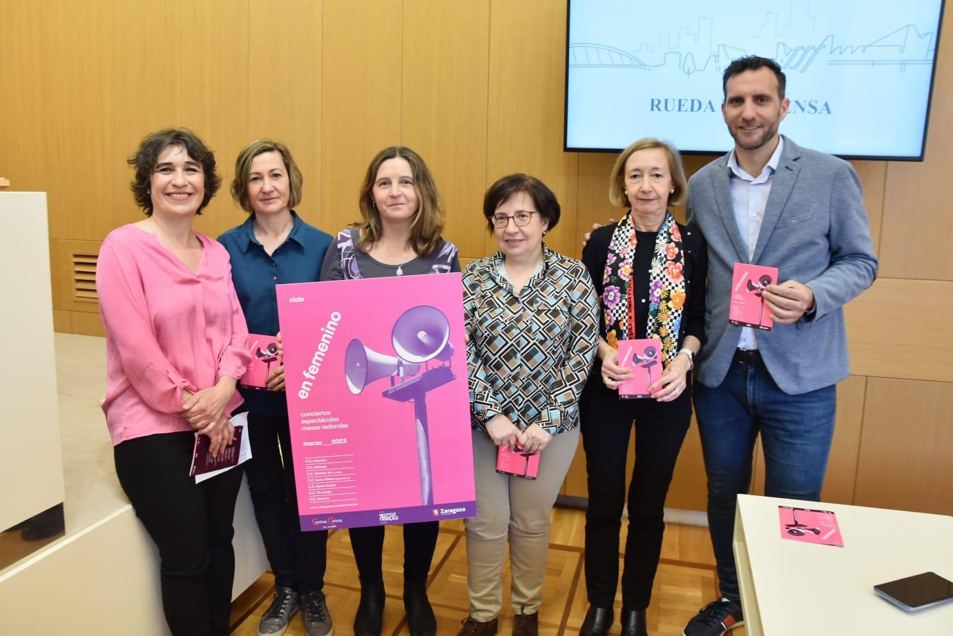 Zaragoza acoge la VIII edición del programa cultural En femenino. Noticia. Ayuntamiento de Zaragoza